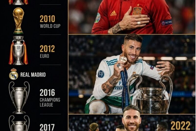 Sergio Ramos’s unprecedented record: The one and only king in the golden pages of world football history.