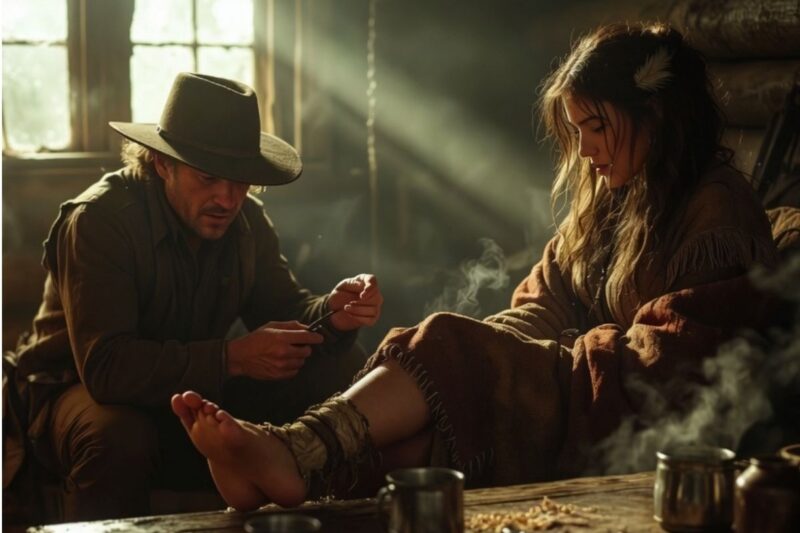 Apache Woman Sneaks into Cowboy’s Bed to Warm Up— and What He Saw Made His Heart Stop!