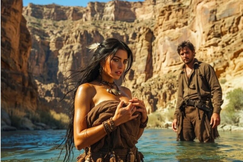 You’ve Seen Me Undressed!? Now You Must Marry Me or They’ll Punish Us Both! – Said the Apache girl!