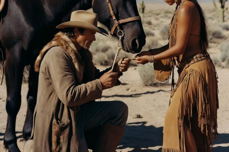 A COWBOY LOST HIS HORSE TO A SNAKE SCARE — UNTIL AN APACHE WOMAN ARRIVED WITH A REMEDY