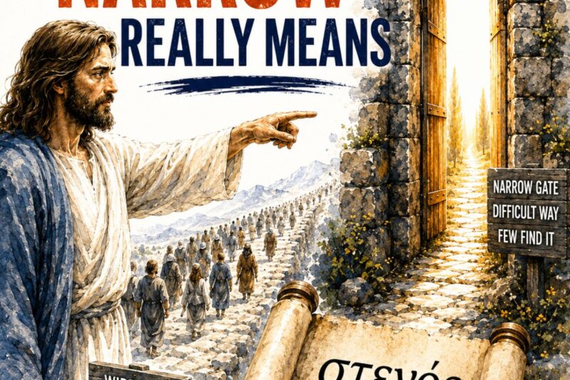 Matthew 7:13: The Greek Meaning of the Narrow Gate Most Christians Miss