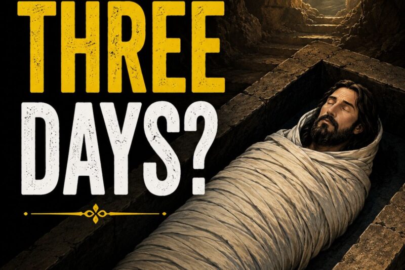 Why did Jesus remain dead for 3 days?