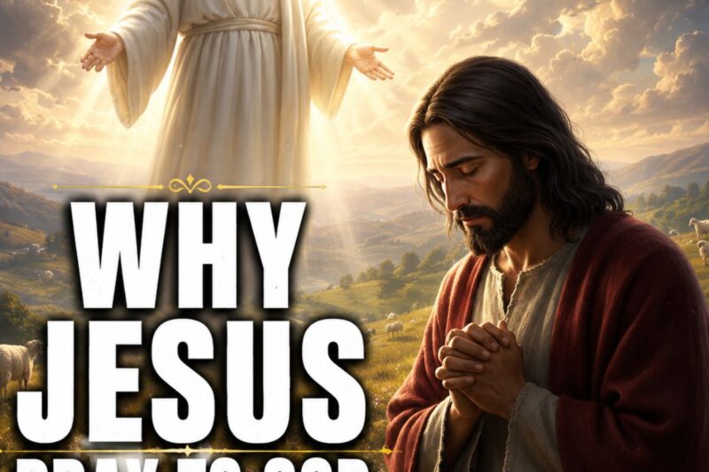 Why Did Jesus Pray to God If He Is God?