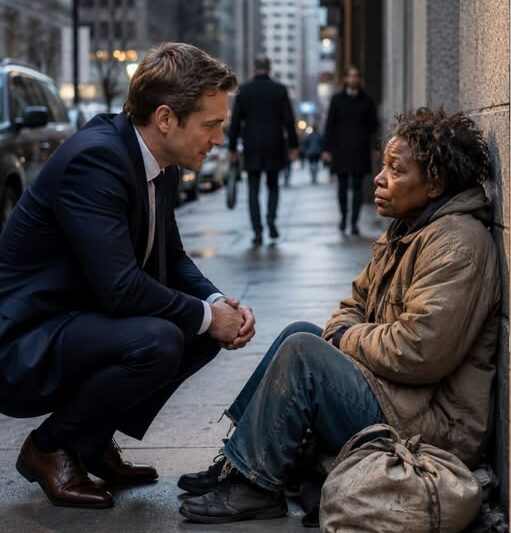 A Man Invites a Homeless Woman to an Office Party and Discovers She Is the CEO’s Wife