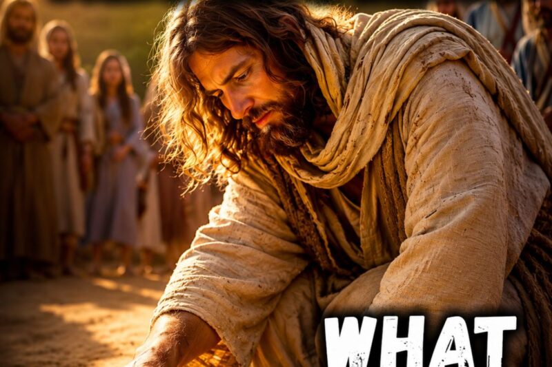 No One Was Supposed to See What Jesus Wrote… Until Now- L