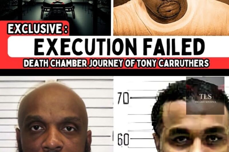JUST IN: Tennessee Failed To Execute Tony Carruthers — Needles In Arms, Feet & Neck. Couldn’t Do It