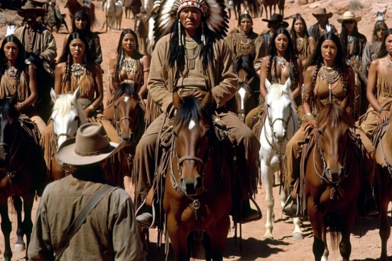 A COWBOY SAVED A WEAKENED COMANCHE GIRL AND DAYS LATER WARRIORS ARRIVED AT HIS RANCH
