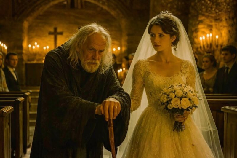 She was forced to marry a 90-year-old man; at the wedding ceremony, he removed his mask and revealed his shocking identity.