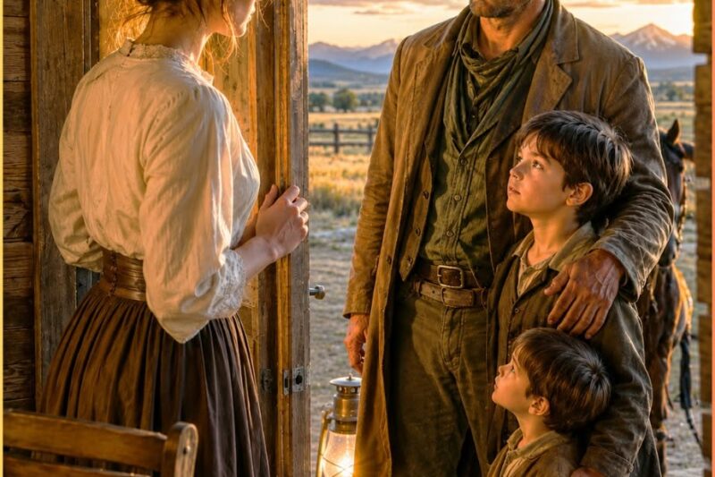 He Knocked After Dark and Said “I Need a Mother for My Sons—You Need Shelter.” She Said Yes Before She Could Stop HerselfHe Knocked After Dark and Said “I Need a Mother for My Sons—You Need Shelter.” She Said Yes Before She Could Stop Herself