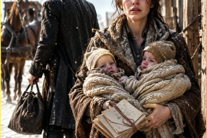 She Arrived With Twin Babies and a Stack of His Letters—”I Did Not Agree to Another Man’s Children,” He Said and Left Her in the Snow