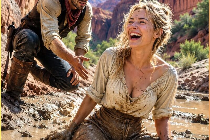 He Heard a Woman Laughing in the Canyon and Found Her Stuck Up to Her Thighs in Mud—She Was Laughing Too Hard to Ask for Help