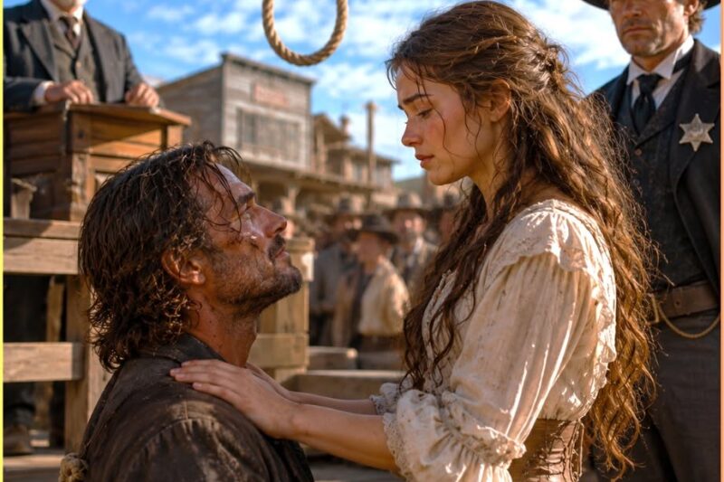 A Judge Ordered the Sheriff to Marry the Outlaw’s Daughter—The Outlaw Whispered Before His Hanging: “She’s the Best Thing I Ever Did”