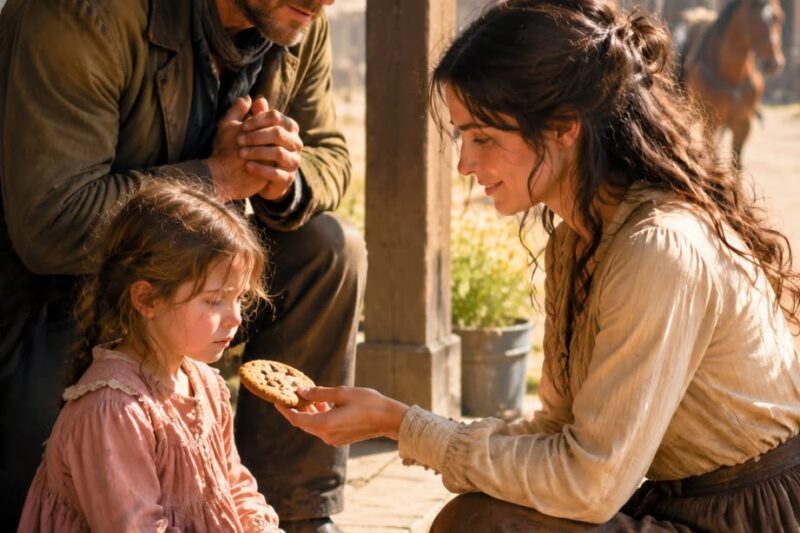 He Begged a Stranger to Make His Daughter Eat Again—She Was the Woman the Whole Town Mocked, and She Did It With One Cookie
