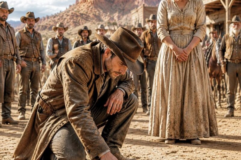 The Town Had Already Decided She Was Guilty—He Crouched Down and Read the Dirt Until the Truth Walked Out on Its Own Two Feet