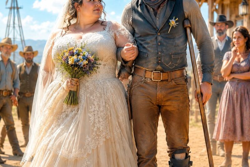 They married the fat widow to the broken rancher — Then he said he hadn’t asked for her either
