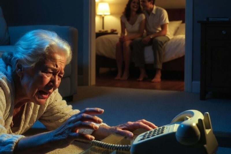 I AM 79 YEARS OLD. AT 3 A.M., I COLLAPSED IN THE MIDDLE OF THE LIVING ROOM. FROM MY SON’S ROOM, I HEARD THEM LAUGHING: “DON’T HELP HER UP, JUST LEAVE HER—SHE’S USED TO FALLING NOW.”
