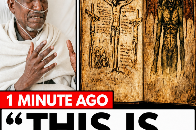An Ethiopian monk confessed before dying the exact words of Jesus upon his resurrection.