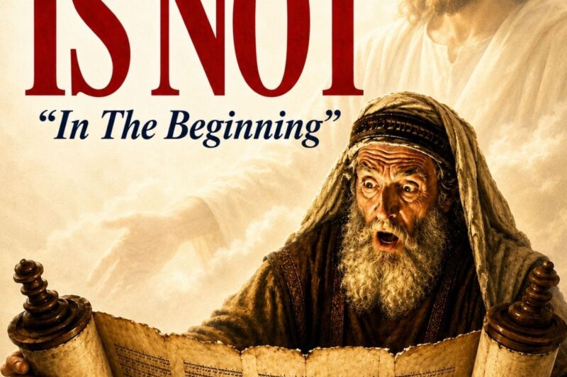 The First Word of Genesis Is NOT ‘In The Beginning’, Ancient Hebrew Exposes What Was Hidden”