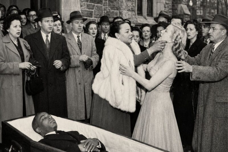 Bumpy Johnson’s mistress did this at his funeral… his wife grabbed her by the…