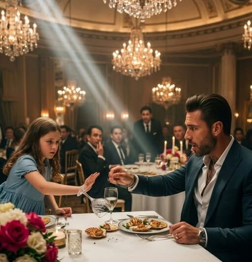 Tiny Girl Reads Lips of 4 Japanese Men at Gala and Urgently Slaps Plate Before Mafia Boss Tastes the
