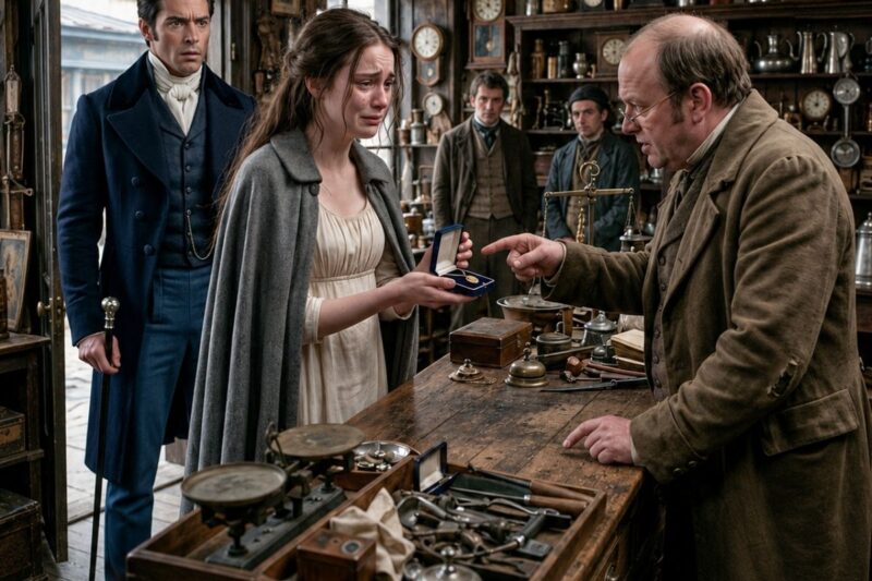 The Duke Found Widow He’d Secretly Loved — Selling Her Last Jewels To Survive… And Made A Choice…