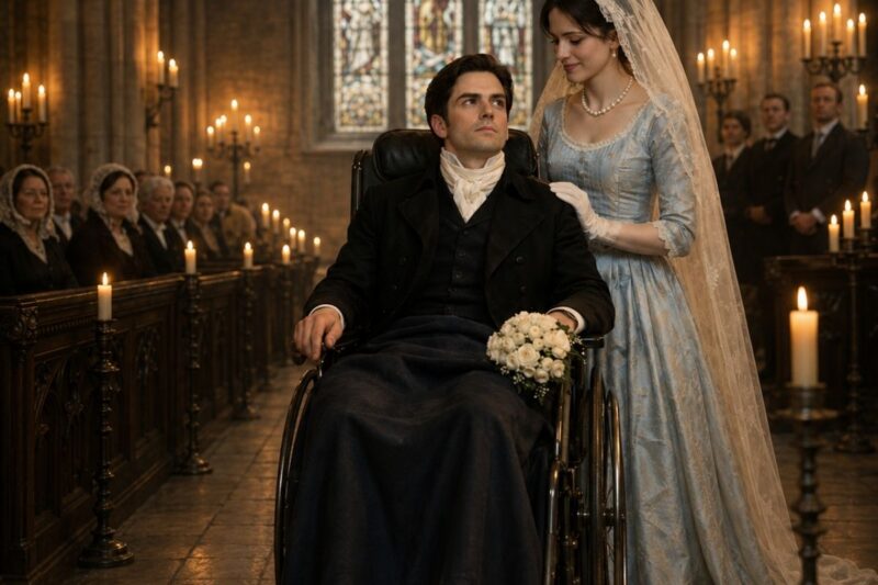 FORCED TO MARRY THE CRIPPLED DUKE — ON THEIR WEDDING NIGHT, HE STOOD FROM HIS CHAIR AND SAID