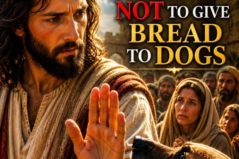The hidden meaning of why Jesus said not to give bread to dogs