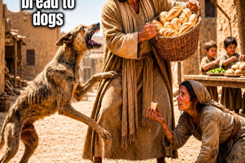 The hidden meaning of why Jesus said not to give bread to dogs
