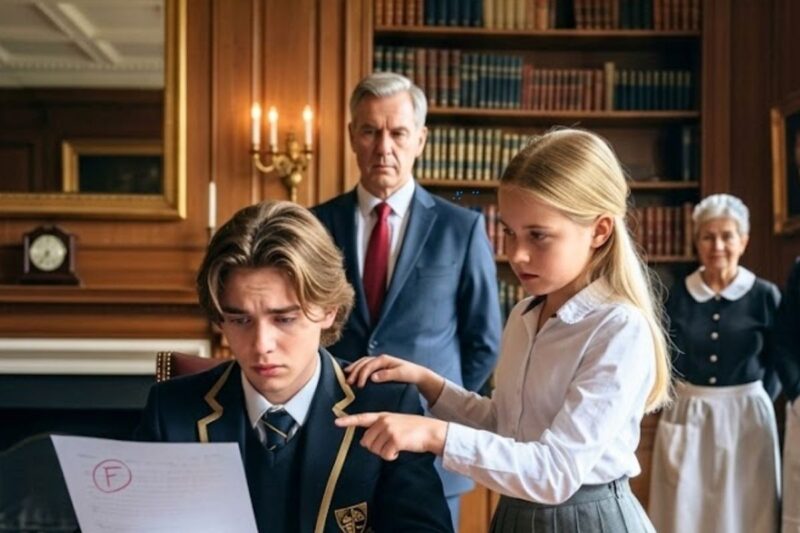 Billionaire’s Son Failed Every Exam, Then Maid’s Daughter Changed Everything for the Top