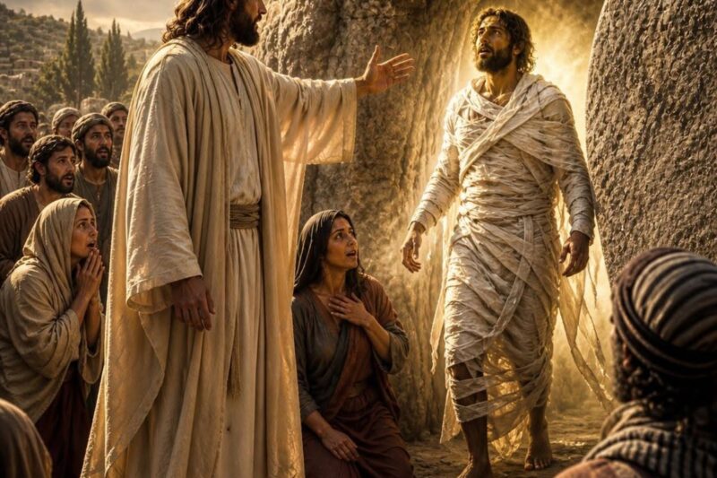 JESUS RAISES LAZARUS: WHEN GOD SHOWS UP, DEATH DOESN’T HAVE THE FINAL WORD