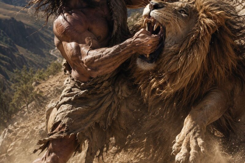 WHEN GOD ALLOWS THE LION, HE IS REVEALING THE STRENGTH WITHIN YOU