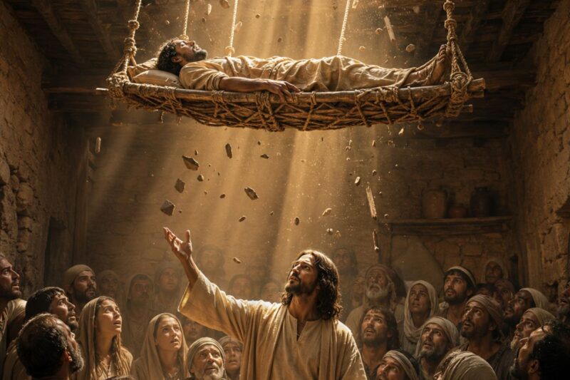 THE FAITH THAT BREAKS THROUGH ROOFS