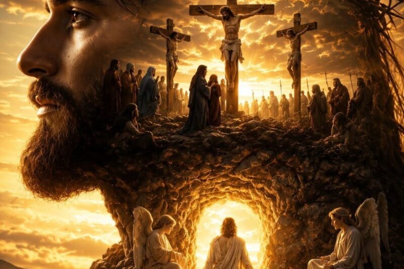 HE IS RISEN — THE GRAVE COULD NOT HOLD HIM