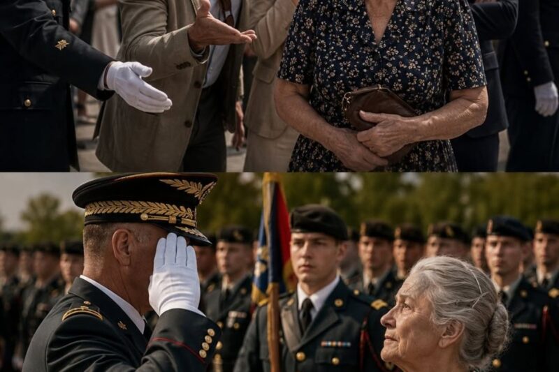 Her family called her senile during the military ceremony, until the moment the colonel noticed her faded tattoo and greeted this humiliated grandmother: “You don’t know who she is,” letting her grandson discover the heroine everyone had despised…