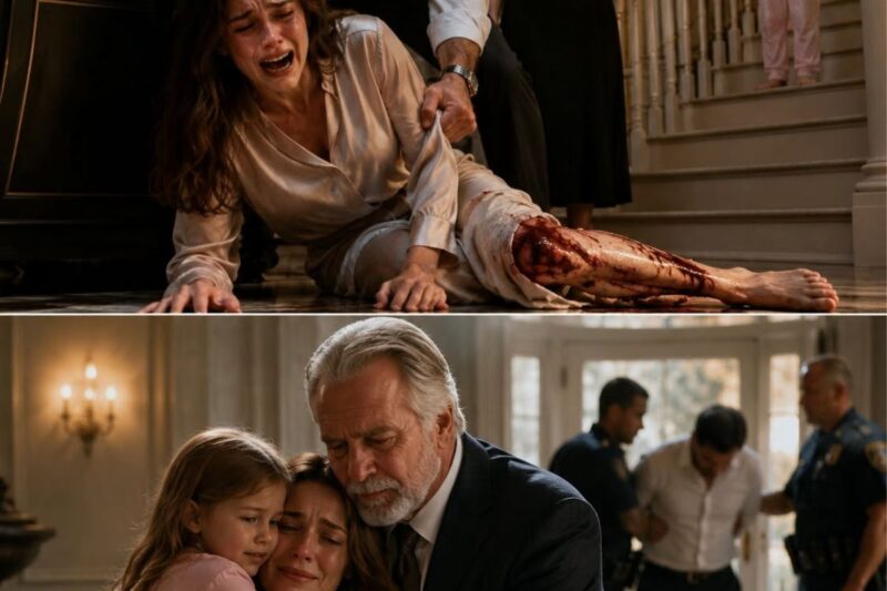 When my husband shoved me violently to the ground and broke my leg, I gave my four-year-old daughter the secret signal. She ran to the phone and dialed the only number he didn’t know: “Grandpa, Mommy looks like she’s dying!”