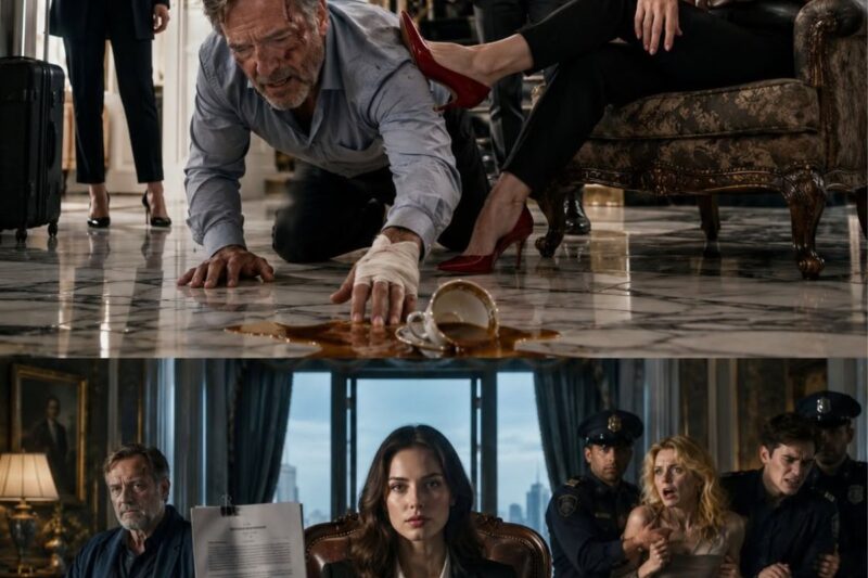 I got home just in time to see my injured father crawling across the marble floor while my stepmother laughed over him. “Crawl faster, Richard, or you won’t get your medicine,” she said, pressing her heel against his trembling hand.