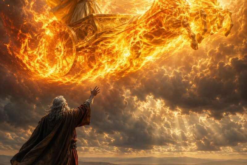 ELIJAH WENT UP — BUT THE MANTLE FELL DOWN