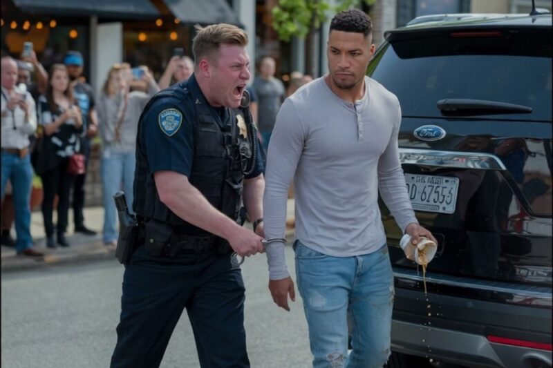 A Cop Humiliated a Black Navy SEAL in Public — Biggest Mistake of His Career – YouTube  Transcripts: Some men wear their power on their sleeves, demanding the world bow to their authority. Others hide their lethal capabilities behind a quiet, unassuming demeanor forged in the most dangerous, unforgiving corners of the earth. When officer Gregory Mitchell decided to publicly humiliate a quiet black man standing outside a local coffee shop, he thought he was just showing another citizen who owned the streets.  He didn’t know the man in the faded denim was a highly decorated Navy Seal. By the time the steel handcuffs clicked, Mitchell had already destroyed his own career. Here is the true story of how one traffic stop changed everything. The suburban town of Cedar Falls, Ohio, was the kind of place that prided itself on perfectly manicured lawns, low crime rates, and an unspoken but rigid social hierarchy.  It was a town where everyone knew everyone, and outsiders were watched with a polite yet piercing suspicion. The autumn leaves were just beginning to turn, painting the streets in shades of burnt orange and gold. It was a Tuesday afternoon, quiet and unremarkable until a rented dust streaked black Ford Explorer rolled down Main Street and parked outside of the upscale Heritage Coffee Roasters. Behind the wheel sat Chief Petty Officer David Hayes. David was a man who moved with a deliberate conserved energy. At 34 years old, he had spent the last 12 years of his life operating in the shadows as a member of the United States Navy Seals, completing multiple classified deployments across the Middle East and North Africa. He was broad-shouldered with a neatly trimmed beard and eyes that constantly almost mechanically scanned his environment. Despite the casual attire, a plain gray Henley shirt, faded Levis’s, and worn in Timberland boots, there was a coiled tension in his posture, the hallmark of a man who had survived by never fully dropping his guard.  David had returned to the States just 48 hours prior. He was in Cedar Falls for two reasons, to visit his younger sister, Sarah, who had recently moved to the affluent suburb with her new husband, and to attend a high-level private meeting that afternoon. He was early for the meeting, so he decided to grab a black coffee and stretch his legs.  He stepped out of the SUV, the crisp Midwestern air, a sharp contrast to the suffocating heat of his last deployment. He leaned against the side of his vehicle, taking a sip of his coffee, enjoying the rare sensation of peace. Two blocks away, Officer Gregory Mitchell was cruising in his patrol cruiser, nursing a mounting sense of boredom and an inflated ego.  Mitchell was a 10-year veteran of the Cedar Falls Police Department. He was a big man, heavily built, who wore his uniform a size too tight to emphasize his chest. Mitchell had a reputation in the department and among the locals as a bully with a badge. He was the kind of cop who thrived on intimidation, pulling over teenagers for minor infractions and lecturing them for 20 minutes just to watch them squirm. Beside him sat Tyler Reed, a rookie fresh out of the academy, who was still trying to figure out how to navigate his training officer’s aggressive disposition. As the cruiser slowly rounded the corner onto Main Street, Mitchell’s eyes locked onto the black Ford Explorer and then onto David. In a town where the demographics were overwhelmingly white and wealthy, David stood out.  But it wasn’t just his race that caught Mitchell’s eye. It was the way David stood. He wasn’t slouching. He wasn’t looking at his phone. He was simply observing the street completely at ease, yet entirely present. To a man like Mitchell, who demanded difference and nervous respect from everyone he encountered, David’s calm confidence was inexplicably irritating.  It felt like a challenge. “Look at this guy,” Mitchell muttered, tapping the steering wheel. “Doesn’t look like he belongs around here, does he, Reed?” Rookie Tyler Reed squinted through the windshield. Just looks like a guy drinking coffee, sir. Vehicle has outofstate rental plates. Probably just passing through. Rental plates.  Mitchell sneered his mind already spinning a narrative. People use rentals to move weight. Tyler drugs cash. He’s lingering casing the storefronts. Let’s go have a chat. Mitchell aggressively swerved the cruiser toward the curb tires, screeching slightly as he angled the car to block the explorer in. He threw the vehicle into park and flipped on the flashing light bar, an unnecessary escalation for a simple civilian encounter.  The bright red and blue strobes reflected off the storefront windows, immediately drawing the attention of the patrons inside the coffee shop. David didn’t flinch. He didn’t drop his coffee. He simply turned his head, his face, and unreadable mask, and watched as Mitchell hoisted himself out of the cruiser. Stay by the radio,” Mitchell barked at the rookie before adjusting his duty belt, resting his right hand casually near his holstered sidearm.  It was an intimidation tactic meant to immediately establish dominance. As Mitchell approached, David stayed perfectly still. In his mind, he was already running through the variables. One officer approaching aggressive posture. Second officer in the vehicle rookie by the look of him. Daylight. Dozens of civilians in the immediate vicinity, threat level low, but annoyance level high.  “Can I help you, officer?” David asked. His voice was deep smooth and completely devoid of the nervous tremor Mitchell was accustomed to hearing. “What are you doing here?” Mitchell demanded, stopping 2 ft away, invading David’s personal space. “Drinking coffee,” David replied, taking a slow, deliberate sip from his paper cup.  “Public street last time I checked.” Mitchell’s jaw tightened. Don’t get smart with me. I asked you a question. You don’t look like you’re from Cedar Falls. Who does this vehicle belong to? It’s a rental out of Columbus. David said, his tone remaining infuriatingly level. I’m visiting family and I have a meeting in town later today.  A meeting, right? Mitchell scoffed his eyes trailing up and down David’s casual attire. What kind of meeting you a landscaper delivery driver? It was a blatant loaded insult. David’s eyes narrowed fractionally a micro expression that a trained observer would recognize as the predator evaluating its prey. But David had spent over a decade surviving interrogations, sleep deprivation, and high stakes combat.  A small town cop with a superiority complex wasn’t going to break his composure. I’m an independent contractor, David said calmly. Now, unless I’ve committed a traffic violation while parked, or you have reasonable suspicion that I’m committing a crime, I’d like to finish my coffee in peace. The assertion of his rights hit Mitchell like a physical blow.  In Mitchell’s world, you didn’t talk back to the badge. You bowed your head. You said, “Yes, sir.” And you showed fear. This man was showing zero fear. In fact, the way David was looking at him like Mitchell was nothing more than a mildly annoying insect made the officer’s blood boil. Let me see your ID.  Mitchell snapped his voice rising, drawing more eyes from the patrons inside Heritage Coffee Roasters. People were starting to press their faces against the glass. Am I being detained? David asked. You’re being investigated for suspicious activity, Mitchell barked, taking a step closer.  Now, hand over your ID before I put you on the hood of this car and find it myself. David sighed a quiet, almost disappointed sound. He slowly reached toward his back pocket. I am reaching for my wallet. It is in my back right pocket. David’s meticulous narration of his movements was standard procedure for a man trained to deescalate lethal situations, but Mitchell, blinded by his own arrogance, interpreted the slow movement as defiance.  Before David’s fingers could even touch the leather of his wallet, Mitchell lunged. Mitchell’s hands slammed heavily onto David’s chest, violently shoving the seal backward against the side of the rented explorer. The paper coffee cup crushed in David’s grip, spilling hot black liquid over the pavement and onto Mitchell’s polished black boots. Hands on the vehicle.  Put your hands on the damn vehicle. Mitchell roared his voice echoing down Main Street. Inside the patrol car, Rookie Reed’s eyes widened in panic. He fumbled with the door handle and scrambled out entirely unsure of what had just escalated the situation to physical violence. The patrons of the coffee shop began to spill out onto the sidewalk. Khloe, a young barista, wearing a green apron, covered her mouth in shock. An older gentleman, Arthur Pendleton, stopped dead in his tracks, tightening his grip on his golden retriever’s leash. Murmurss began to ripple through the growing crowd. Cell phones were drawn from pockets, the universal modern reaction to police confrontation.  David hit the metal of the SUV with a heavy thud, but his body didn’t crumple. In fact, to Mitchell’s absolute shock moving, David felt like trying to push over a concrete pillar. The seal’s core engaged instantly, absorbing the impact without losing his footing. Every instinct in David’s body, honed by millions of dollars of government training, screamed at him to neutralize the threat.  It would have taken him less than 3 seconds to sweep Mitchell’s legs, disarm him, and put the officer in a sleeper hold. But David’s discipline was absolute. He knew that the moment he laid a hand on a police officer, he became the villain in the eyes of the law, regardless of how unjustified the assault was. He was a professional. Mitchell was an amateur throwing a tantrum.  David slowly, deliberately placed his hands flat on the roof of the SUV. He spread his legs slightly, assuming the position without uttering a single word of protest. You think you’re tough. You think you can resist. Mitchell was panting, his face flushed red with adrenaline and unearned rage. He grabbed David’s left arm violently, twisting it behind the SEAL’s back.  I am not resisting, officer. David stated, his voice ringing out clear and steady over the murmur of the crowd. He wanted the dozens of cell phone microphones currently recording the incident to capture his exact words. You asked for my ID. I told you I was reaching for it. You initiated physical contact. Shut your mouth. Mitchell spat. He patted David down with rough, aggressive hands, searching for a weapon. Finding none, he yanked David’s wallet from the back pocket. Mitchell flipped the leather wallet open his eyes, scanning the contents. He breezed right past David’s Ohio driver’s license and pulled out a thick white plastic card with a magnetic strip and a smart chip, a United States Department of Defense common access card, CAC. Mitchell stared at it, his brow furrowing. He looked at the photo, then at the rank, Chief Petty Officer, United States Navy. For a brief fleeting second, a flicker of doubt crossed Mitchell’s mind. But his ego, heavily invested in the public spectacle he had just created, immediately crushed it. There was no way this guy in this town wearing these clothes was a Navy Seal. What is this garbage? Mitchell sneered loudly, turning the card so the rookie Reed, who had just jogged up, could see it. You buy this at a surplus store. You think flashing a fake military ID is going to get you out of this stolen valor as a federal offense buddy? David turned his head slightly, locking eyes with Mitchell.  The utter coldness in David’s gaze made the veteran cop involuntarily swallow hard. That is a governmentissued DoD identification card, David said, his voice dropping an octave carrying a lethal edge that cut through the noise of the street. Run the DoD ID number through your dispatch. But be warned, officer. When you run that number, it’s going to flag in a system you don’t have the clearance to access. Oh, I’m terrified. Mitchell mocked, trying to maintain his bravado in front of the recording bystanders. Turn around. Put your hands behind your back. You’re under arrest. For what? A voice yelled from the crowd. It was Arthur Pendleton, the man with the dog. He was just drinking coffee. Greg, leave the man alone.  Step back, Arthur. This is police business, Mitchell yelled, pointing a trembling finger at the crowd. The pressure was mounting. Mitchell knew he had overstepped, but backing down now in front of the town, he claimed to police felt like a humiliation he couldn’t swallow. He had to double down. He pulled his Smith and Wesson handcuffs from his belt.  He grabbed David’s wrists and snapped the steel cuffs shut, ratcheting them down as tight as they would go. Because of David’s muscular build, the metal bit deeply into the flesh of his wrists, pinching the nerves. The pain was sharp, but David’s face remained an impenetrable wall of stoicism. He didn’t wse. He didn’t complain.  He just stood tall, his posture perfect, projecting an aura of absolute superiority that made the handcuffs look like a child’s toy. Get in the back of the car,” Mitchell ordered, grabbing David by the bicep and trying to shove him toward the cruiser. David walked under his own power, refusing to let Mitchell stumble him. As he was led past the crowd, David made eye contact with the young barista, Chloe, who was holding her phone up, tears welling in her eyes.  David gave her a subtle, reassuring nod. “Keep recording,” the nod said. Mitchell forced David into the cramped back seat of the cruiser, slamming the door shut with unnecessary force. Outside, the atmosphere was electric with tension. Rookie Reed looked at his training officer, his face pale. Greg, sir, did you see the name on that ID? What if it’s real? It’s a fake Reed guys like that.  They print them online to get discounts at hardware stores and intimidate cops. I’m not playing this game. Mitchell stomped to the driver’s side, grabbing his radio mic off his shoulder. Dispatch, this is unit 4. I have one male suspect in custody, resisting failure to identify and possession of forged federal documents. I need a transport van down to Maine and Fourth. Static crackled over the radio, followed by the dispatcher’s voice. Unit 4, copy. Can I get a name and do OB for the suspect to start the paperwork? Mitchell looked down at the DoD card in his hand. Yeah. Name is Hayes David, spelled H A Y S. Got a DOD ID number here. Mitchell rattled off the 10digit string of numbers from the back of the card.  Run it. Tell me where he bought it. Copy unit 4. Standby. Mitchell leaned against the cruiser, crossing his arms, glaring at the crowd that had now grown to over 30 people. They weren’t dispersing. They were watching him, murmuring their phones pointed like weapons. Inside the cruiser, David sat in silence. He wasn’t looking at Mitchell. He was looking straight ahead, executing a rhythmic breathing pattern, lowering his heart rate, waiting for the inevitable hammer to drop. 2 minutes passed, then three. The radio remained silent. Mitchell frowned, grabbing his mic again. Dispatch unit 4. What’s the hold up on that name run? The radio clicked, but it wasn’t the calm female voice of the dispatcher.  It was a deep, grally voice. A voice that made Mitchell’s stomach instantly turn to lead. It was the watch commander, Sergeant Theodore Kesler. Unit 4, this is Sergeant Kesler. Officer Mitchell, confirm your location right now. Uh, main and fourth sergeant, outside the Heritage Coffee Shop. Do not move. Do not transport the suspect.  Do not initiate any further contact. I am 2 minutes out. Mitchell exchanged a nervous glance with Reed. Sergeant, the scene is secure. I’ve got him in cuffs in the back of my Mitchell. Shut your mouth and listen to me very carefully. Kesler’s voice barked over the radio, the anger palpable through the static. Keep your hands off that man.  If you’ve harmed a hair on his head, you better pray to God. I am pulling up now. Sirens wailed in the distance, rapidly growing louder. The whale of the siren cut off abruptly as a slick unmarked black Dodge Charger tore around the corner of Fourth Street. Its hidden grill lights flashing furiously.  It slammed to a halt diagonally in the middle of the street, blocking traffic and effectively sealing off the scene. The doors flew open before the car even settled on its suspension, outstepped Sergeant Theodore Kesler. Kesler was a 20-year veteran of the force and a former Marine Corps infantryman. He was a man of uncompromising integrity, known for having zero tolerance for the kind of cowboy policing Mitchell was famous for. Kesler’s face was dark as a thundercloud as he marched toward unit 4. Right behind him, stepping out of the passenger side, was a man wearing a perfectly tailored charcoal gray suit. He was older with silver hair and an air of absolute authority. The crowd gasped collectively. It was Robert Caldwell, the mayor of Cedar Falls.  Mitchell felt the blood drain entirely from his face. His knees suddenly felt weak. Why was the sergeant here? And why the hell was the mayor with him? Sergeant Mayor Caldwell. Mitchell stammered, standing at attention, his bravado entirely evaporating. I I have the situation under control. The suspect was loitering and became combative when I give me the card. Mitchell. Kesler interrupted his voice dangerously low. He didn’t even look at Mitchell. His eyes were fixed furiously on the officer’s chest. Mitchell’s hands shook as he handed over the white DOD card. Kesler took it, glancing at it for only a fraction of a second to confirm what dispatch had told him.  He let out a heavy breath, closing his eyes briefly as if praying for patience. “You colossal idiot,” Kesler whispered. Sergeant, it’s a fake. Mitchell tried to plead, his voice cracking. I ran the plates. It’s a rental out of It is a rental out of Columbus. Mayor Caldwell stepped forward, his voice echoing with absolute fury. Because I arranged for it to be rented for him at the airport, because he is a guest of this city, Mitchell. A guest of mine. Mitchell’s jaw went slack. He looked at the mayor, then at the sergeant, and finally back at the blacked out window of his cruiser where David Hayes sat in handcuffs.  Dispatch ran the DoD number Mitchell. Kesler said, stepping closer, invading Mitchell space, exactly the way Mitchell had invaded David’s minutes earlier. It threw an immediate red flag in the National Crime Information Center database, a flag that requires federal clearance to bypass. The dispatcher’s screen locked out and flashed an emergency contact number for the Pentagon.  Do you understand what that means, you Mitchell couldn’t speak. He just shook his head numbly. It means Kesler gritted his teeth. That you just assaulted and falsely arrested an active duty tier 1 operator, a man who has clearance higher than the governor of this state. “Where is he?” Mayor Caldwell demanded, pushing past Mitchell.  Kesler moved to the back door of the cruiser and yanked it open. David was sitting there, his broad shoulders hunched forward to accommodate his cuffed hands behind his back. The tight steel had left deep red indentations on his wrists, and a small trickle of blood was visible where the metal had broken the skin.  “Get these off him right now,” Kesler barked at Mitchell. Mitchell scrambled forward, his hands trembling violently as he fumbled for his handcuff keys. He unlocked the cuffs, the metal clicking open with a sound that felt like a death nail for Mitchell’s career. David slowly brought his hands forward, rubbing his wrists.  He didn’t rub them in pain, but rather to restore blood flow. He stepped out of the cruiser, towering over Mitchell. The SEAL’s face was exactly as it had been when the encounter began, perfectly calm, entirely unbothered. It was terrifying. “Chief Hayes,” Mayor Caldwell said, extending a hand. “I cannot express how profoundly sorry I am.  This is this is an absolute disgrace.” David shook the mayor’s hand firmly. Mr. Mayor, good to see you again. I apologize for missing our 1400 hours briefing at city hall. I ran into a slight delay. The crowd, which had been dead silent listening to the exchange, suddenly let out a murmur of realization. This wasn’t just some guy. He was a VIP. The delay is entirely our fault, David, Caldwell said, turning a withering glare toward Mitchell. Officer Mitchell is suspended. Effective immediately. Hand over your badge and your weapon. Gregory. Mitchell’s eyes widened in sheer panic. Mr. Mayor, please. I was just following procedure.  He was acting suspicious and I you didn’t follow procedure. Officer David spoke up his deep voice, slicing through Mitchell’s pathetic defense. David turned to face the disgraced cop. You profiled me based on my vehicle and my appearance. You failed to establish reasonable suspicion. You escalated a non-violent encounter with physical force, and you ignored valid federal identification because it didn’t fit the narrative you had already written in your head.  David stepped closer to Mitchell. Mitchell involuntarily shrank back, suddenly hyper aware of the physical danger he had recklessly put himself in just 10 minutes ago. I have spent the last 12 years fighting in places where the rule of law does not exist, David said quietly so only Mitchell Kesler and the mayor could hear.  I fight so that when I come home the laws of this country protect its citizens. You are supposed to be the sheep dog Mitchell, but today you acted like the wolf and there is no place for wolves behind that badge. Mitchell unclipped his gun belt with shaking hands, handing it over to Sergeant Kesler. He unpinned his shiny silver badge from his chest, his eyes welling with tears of humiliation. The crowd watched cell phones still recording, capturing the exact moment the local bully was stripped of his power. Sergeant Kesler David turned his tone shifting back to absolute professionalism. I am uninjured. I will not be pressing assault charges at this time. However, I expect a full internal affairs investigation, and I will be forwarding a report of this incident to the Department of Justice. Kesler nodded grimly. You have my word, Chief. It will be handled. David nodded. He turned back to Mayor Caldwell. Bob, give me 5 minutes to change my shirt. The coffee spilled. Then we can go review your police department’s tactical response protocols. The twist hit Mitchell like a freight train.  He hadn’t just arrested a VIP. He had just assaulted the exact man the mayor had brought in on a six-f figureure consulting contract to audit and evaluate the Cedar Falls Police Department. David Hayes was literally the man hired to clean house. As David walked back toward his rented explorer, the crowd spontaneously erupted into applause.  Arthur Pendleton tipped his hat. The young barista Khloe lowered her phone and smiled. David simply gave a polite nod to the crowd got into his vehicle and closed the door. The quiet arrival had turned into a public spectacle. But as the engine of the Ford Explorer roared to life, everyone on Main Street knew one thing for certain. Cedar Falls would never be the same.  The conference room on the third floor of Cedar Falls City Hall was heavily soundproofed, smelling faintly of lemon polish and stale anxiety. Mayor Robert Caldwell sat at the head of the long mahogany table, his hands clasped so tightly his knuckles were white. To his right sat Chief of Police William Harrison, a man who looked like he had aged 10 years in the last 30 minutes. His uniform collar seemed to be choking him. At the opposite end of the table stood David Hayes. He had swapped the ruined gray Henley for a crisp dark blue button-down shirt. The faint angry red lines around his wrists were the only physical evidence of the morning’s altercation. He stood before a digital smartboard swiping through a series of complex data slides with a detached precision of a surgeon about to make an incision.  Gentlemen, David began his voice calm and resonant, dominating the quiet room. Eegis Tactical Consulting was brought in 3 weeks ago to conduct a covert preliminary assessment of the Cedar Falls Police Department. Mayor Caldwell initiated this contract because the Department of Justice’s Civil Rights Division is currently reviewing a staggering 74 civilian complaints filed against your officers over the past 2 years.  Chief Harrison shifted uncomfortably in his leather chair. Mr. Hayes, with all due respect, every department gets complaints. It’s the nature of the job. People don’t like getting tickets. These aren’t complaints about parking citations, Chief Harrison. David [clears throat] replied, tapping the Smartboard.  A series of bar graphs appeared, illuminating the dimly lit room. These are allegations of excessive force, illegal search, and seizure, and racial profiling. And after running a data analysis on your patrol deployment, the numbers reflect a disturbing operational reality. David zoomed in on a heat map of the town. Your officers concentrate 70% of their proactive traffic stops on vehicles passing through the industrial corridor, an area primarily used by minority contractors and bluecollar workers commuting from out of town. Yet the arrest and conviction rate from these stops is less than 4%. You aren’t policing, chief. You’re harassing. Harrison’s face flushed. My men put their lives on the line. Your men are operating under a culture of unchecked ego. David cut him off smoothly yet forcefully. A culture that trickles down from leadership, which brings us to the incident at Heritage Coffee this afternoon.  David tapped the screen again. The paused highdefinition security footage from the coffee shop’s exterior camera filled the board. It showed the exact moment Gregory Mitchell slammed David against the Ford Explorer. Officer Mitchell’s personnel file is a masterclass in administrative negligence, David stated, looking directly at the chief.  Four excessive force complaints in 5 years. Two lawsuits settled quietly by the city out of court. Yet, not only was he still on the street, you assigned him as a field training officer to a rookie. You entrusted him to mold the next generation of your police force. Mayor Caldwell rubbed his temples a headache, visibly pounding behind his eyes.  Bill, I told you Mitchell was a liability two years ago. The union protected him. Bob Harrison argued defensively. You know how hard it is to terminate a tenur officer without hard, irrefutable evidence of a felony. We disciplined him. He took the anger management seminars. Anger management doesn’t cure a god complex chief, David said quietly.  He walked over to the table and slid a thick bound folder toward Harrison. Officer Mitchell didn’t just assault me today. He violated his own department’s use of force continuum failed to establish probable cause and unlawfully detained a citizen. If I had been an average civilian, someone without the resources to fight back or the composure to deescalate, he would have arrested me on bogus resisting charges, and your department would have backed him. ” David leaned over the table, his physical presence suddenly filling the room, casting a long shadow over the police chief. You wanted hard, irrefutable evidence, Chief Harrison. You have it. I am the evidence. And my firm’s official recommendation to the mayor is a total restructuring of your patrol division, starting with the immediate termination of Gregory Mitchell and a full internal affairs review of every single arrest he has made in the last 3 years.  Chief Harrison looked down at the folder, the weight of his failing department crashing down on his shoulders. He knew it was over. The video was going to leak. It always did. And when the public realized the man brutalized in broad daylight was a highly decorated Navy Seal brought in by the mayor himself, the political fallout would be a firestorm.  What about the rookie? Harrison asked quietly, his voice defeated. Tyler Reed. Officer Reed hesitated. David noted his eyes narrowing slightly in assessment. He recognized the situation was deteriorating, but he lacked the command presence and the moral courage to intervene and stop a superior officer.  He is salvageable, but he needs to be interviewed by internal affairs by the end of the day. We need to see where his loyalty lies to the badge or to the truth. Mayor Caldwell nodded firmly. Make it happen, Bill. You have 48 hours to draft Mitchell’s termination paperwork and issue a public statement before the local press gets wind of the footage.  But the mayor was already too late. 50 mi away in a dimly lit, cluttered living room, Gregory Mitchell sat in a worn leather recliner. The television was on muted, casting a flickering pale light across his face. Beside him on the side table sat a half empty glass of cheap bourbon and the chillingly bare spot on his belt where his badge and service weapon used to rest.  His phone had been buzzing relentlessly for 2 hours. He hadn’t answered a single call. The psychological withdrawal of losing his authority was hitting him like a physical illness. For 10 years, that piece of silver metal on his chest had been his identity, his shield, and his weapon. It allowed him to dictate reality.  If he said someone was suspicious, they were suspicious. If he demanded compliance, he received it. Without it, he was just a middle-aged man in a cheap house, entirely alone. He took a heavy swallow of the bourbon, the burn doing nothing to quell the cold knot of dread in his stomach. His laptop sat open on his coffee table.  He leaned forward and tapped the space bar to wake the screen. He had logged into his personal social media accounts, hoping to find some distraction. But what he found was his own nightmare staring back at him. Chloe, the barista at Heritage Coffee, had not waited for the city to issue a statement.  She had uploaded the full unedited video of the confrontation to a popular video sharing platform less than an hour after it happened. The title of the video was simple. Local cop humiliates out of town guest. Instantly regrets it. Mitchell watched the view counter tick upward in real time. 10,000 50,000 200,000. The algorithm had caught it and it was spreading like wildfire across the digital landscape.  He clicked play his stomach churning as he watched himself from an outsider’s perspective. Without the adrenaline and his own internal justifications, his actions looked completely unhinged. He saw the way David Hayes stood calm, respectful, immovable, and he saw himself red-faced, screaming violently, shoving a man who was simply drinking a cup of coffee.  The audio was crystal clear. Every arrogant word, every illegal threat he made echoed through the laptop speakers. Stolen valor is a federal offense, buddy. Mitchell squeezed his eyes shut, slamming the laptop closed. Just then, his cell phone buzzed again. This time he looked at the caller ID. It was Tyler Reed.  Mitchell hesitated then snatched the phone up, desperate for an ally. Reed, tell me you’re not at the station. I’m at the station, Greg. The rookie’s voice came through the receiver, sounding small and incredibly tense. I’m sitting outside the internal affairs office. Sergeant Kesler brought me in. Mitchell sat up straight, his heart rate spiking. Listen to me, Tyler. You don’t say a damn word to them. You tell them you were securing the perimeter. You tell them the suspect was non-compliant and I used approved control tactics. The union rep will cover us. We stick together. Understand? There was a long painful silence on the other end of the line. Tyler Mitchell demanded his voice adopting that familiar bullying edge.  Are you listening to me? I saw the DoD ID. Greg Reed said quietly. I told you to look at the name. You ignored me. You went crazy. He was resisting. Mitchell yelled the bourbon, fueling his delusion. He was a threat. He was standing there with his hands on the car. Reed corrected his voice, gaining a fraction of strength. I’m sorry, Greg, but I’m not going down for this. I’m not losing my career because you lost your temper. Sergeant Kesler already told me they have the whole thing on camera from the coffee shop. If I lie to I A, I’m guilty of falsifying a report. You little rat. Mitchell hissed the betrayal stinging worse than the suspension.  You think they’re going to respect you for rolling over on your training officer? The whole department is going to freeze you out. The whole department just watched the video online. Greg Reed replied, his tone turning cold. Nobody is backing you. They’re embarrassed. I have to go. They’re calling me in.  The line went dead. Mitchell threw the phone across the room. It shattered against the drywall, dropping to the carpet in pieces. He was drowning and the panic was making him reckless. He couldn’t accept that he was the villain of this story. His ego simply wouldn’t process it. In his twisted logic, David Hayes had set him up.  The man was a seal, an expert in psychological warfare. Hayes had deliberately provoked him, stood there looking smug, just waiting for Mitchell to make a mistake so he could execute his precious audit and destroy Mitchell’s life. Mitchell needed leverage. He needed to prove that Hayes wasn’t the flawless American hero the mayor thought he was.  Nobody was perfect. Every man had a skeleton in their closet, especially guys who spent 12 years fighting in the shadows. He walked into his home office and booted up his desktop computer. He couldn’t access the police databases anymore. His login credentials had been revoked the moment Kesler stripped his badge. But Mitchell had friends.  He picked up his landline and dialed a number from memory. It rang three times before a gruff voice answered. Donovan, State Intelligence Center. Jimmy, it’s Greg Mitchell. A heavy sigh echoed over the line. Greg, man, you are radioactive right now. My captain just sent out a memo specifically telling us not to access your file or assist you in any capacity.  You stepped in it deep this time. I need a favor, Jimmy. One favor off the books for old times sake. Mitchell pleaded his voice thick with desperation. I need you to run a deep background check on a guy. David Hayes, current Navy, Chief Petty Officer. I need to know everything. financials, ex-wives, sealed court records, bad deployments.  I know this guy is dirty. I just need you to find the dirt. Jimmy was quiet for a long moment. Greg, the guy you arrested today, the DoD flag that popped on the dispatcher’s screen. That wasn’t just a generic military flag. It was a JSO restriction. Joint Special Operations Command.  Do you have any idea the kind of firewall that sits behind? I don’t care about firewalls, Jimmy. I need something to save my job. If I ping his name in the federal database without a verified warrant, bells are going to ring in Washington DC within 30 seconds. Jimmy warned his voice dead serious. They track who queries these guys. If I do this, they will know it was me and they will know I did it for you.  Jimmy, please. I have nothing else. Another long silence, then the sound of keys clacking on a keyboard. All right, Greg. I’m running his name through the secondary civilian data brokers. Stuff outside the DoD firewall. It’s passing now. Mitchell held his breath, staring at his wall, praying for a domestic violence charge, a bankruptcy, a sealed DUI, anything he could leak to the press to muddy the waters.  Okay, I’ve got a hit, Jimmy said, his voice suddenly sounding very strange, strained. Greg, what what is it? Mitchell demanded eagerly. Tell me. Greg hung up the phone. What, Jimmy? What did you find? I didn’t find dirt, Greg, Jimmy whispered. Real fear bleeding into his voice. I found his firm’s corporate registration, Eegis Tactical Consulting.  I found the names of the board of directors. Greg, you didn’t just mess with a Navy Seal. Do you know who owns the private security firm he works for? Who? Mitchell asked his blood running ice cold. The former director of the FBI, Jimmy said. And the legal council listed on their corporate charter is the current sitting attorney general of the United States.  Greg, you didn’t just pick a fight with a cop hater. You just picked a fight with the federal government. I’m scrubbing this search and burning this terminal. Do not ever call me again. The line clicked dead, leaving a dial tone echoing in the quiet, dark room. Mitchell dropped the receiver, his hands shaking so violently he could barely clasp them together.  He had been looking for a way out. Instead, he had just realized the true depth of the grave he had dug for himself. The morning sun crept through the closed blinds of Gregory Mitchell’s living room, casting harsh, dusty lines across his exhausted face. He hadn’t slept a wink. He had spent the entire night pacing the floorboards, cycling through frantic, half-baked plans to salvage his life. He debated calling a lawyer, then realized he couldn’t afford the retainer for the kind of defense he was going to need. He thought about fleeing, packing his truck, and driving south, but he knew exactly how the department hunted runners. He had been the hunter too many times to forget the playbook.  At 7:00 a.m., the decision of what to do next was violently taken out of his hands. The heavy rhythmic thud of multiple car doors slamming shut echoed from the street outside. Mitchell’s heart leaped into his throat. He crept to the window, pulling down a single plastic slat with a trembling index finger.  Parked on his front lawn and blocking his driveway were three black unmarked Chevrolet Suburbans. Men and women wearing tactical vests emlazed with bold yellow letters. FBI was swarming his property. Among them were two uniformed officers from the Ohio State Highway Patrol. The Cedar Falls Police Department was noticeably deliberately absent.  They had been completely bypassed. Before Mitchell could even process the magnitude of what he was seeing, a thunderous pounding shook his front door. Gregory Mitchell, Federal Bureau of Investigation. Open the door and step outside with your hands visible. Mitchell stumbled backward, tripping over the empty bourbon bottle from the night before. His mind scrambled. Federal. Why the FBI? The assault was a local matter. It was a misdemeanor at worst. The door shuttered under a second, more violent impact. They were using a battering ram. I’m coming. I’m coming. Mitchell screamed, his voice cracking with sheer terror. He scrambled to his feet, unlocked the deadbolt, and threw the door open. Instantly, the blinding beams of tactical flashlights hit his face. Three heavily armed agents poured into his foyer, grabbing him by the shoulders, spinning him around and slamming him face first against the wall of his own home. “It was a flawless, terrifying mirror image of what he had done to David Hayes exactly 18 hours prior. ” “Hands behind your back, do not resist,” an agent shouted. Cold steel cuffs snapped violently around Mitchell’s wrists, ratcheted tight enough to instantly cut off his circulation. “I’m not resisting.” Mitchell sobbed the reality of his total destruction, finally breaking him. What are the charges? You can’t do this for a simple battery. I have rights.  A tall man in a tailored trench coat stepped through the front door, his shoes crunching softly on the debris of the breached door frame. He held up a leather folio containing his badge. Special Agent Miller, Federal Bureau of Investigation, Civil Rights Division. the man said, his voice stripped of any human warmth. You are not being charged with simple battery, Mr. Mitchell.  You are being indicted by a federal grand jury for deprivation of rights under color of law. And as of 3:00 a.m. this morning, we added a charge for conspiracy to commit cyber espionage. Mitchell’s knees buckled. The agents holding him had to hoist him back to his feet. Cyber espionage? I don’t even know what that is.  Your friend Jimmy at the state intelligence center rolled on you at 2:00 a.m. Miller explained coldly. When he pinged Chief Petty Officer Hayes’s name in the secondary broker database, he triggered a localized honey trap set up by the Department of Defense. Jimmy confessed that you coerced him into conducting an illegal unauthorized background check on a federally protected tier 1 operator in an attempt to blackmail him.  You leveraged state resources to target a federal employee. Mitchell felt the room spinning. The walls were closing in. He opened his mouth to speak to beg to explain that it was just a misunderstanding, but no words came out. Furthermore, Agent Miller continued flipping open a folder he carried under his arm. Eegis Tactical Consulting, the firm you so brilliantly decided to investigate, has provided our office with a comprehensive data analysis of your 10-year career.  They dug up the two excessive force lawsuits your union quietly settled. By matching those sealed files with your current operational data, the Department of Justice has established a definitive, undeniable pattern of racially motivated predatory policing. You didn’t just break department policy yesterday, Mitchell.  You committed a federal hate crime. Mitchell [clears throat] was dragged out of his front door, his bare feet stumbling over the concrete steps. His entire neighborhood was watching. The people he had intimidated, the citizens he had sneered at, were standing on their porches, holding their phones, recording his public humiliation.  There was no swagger left, no inflated chest. Gregory Mitchell was shoved into the back of a federal transport vehicle. His career, his freedom, and his reputation completely eradicated. 3 days later, the atmosphere inside the Cedar Falls City Hall was unrecognizable. The stagnant, comfortable complacency that had defined the town’s leadership for a decade had been burned to the ground.  Mayor Robert Cordwell stood at the podium in the press briefing room. The room was packed wallto-wall with local and state reporters, their cameras flashing like strobe lights. The video of David Hayes’s arrest had surpassed 20 million views globally. It had sparked national outrage debates on cable news networks and demands for immediate systemic reform.  Good morning, Mayor Caldwell began his voice, projecting a somber, unwavering authority. As of this morning, Gregory Mitchell has been formally terminated from the Cedar Falls Police Department. He is currently sitting in federal custody without bail, awaiting trial on multiple felony civil rights charges.  But this administration recognizes that Mitchell was a symptom of a much larger disease. Caldwell paused, looking out over the sea of flashing cameras. Effective immediately, police chief William Harrison has tended his resignation. We are bringing in an interim chief from outside the department. Furthermore, the city has signed a binding multi-year oversight agreement with Eegis Tactical Consulting to completely rebuild our patrol division from the ground up.  In the back of the room, standing entirely in the shadows near the exit doors, David Hayes watched the press conference with an impassive expression. He wore a simple black suit, blending perfectly into the background. He had no desire to be on camera. He had no desire for public accolades. He was simply doing his job.  As the mayor continued to detail the sweeping reforms, mandatory deescalation training, revised use of force continuums, and strict demographic auditing for all traffic stops, the door next to David opened quietly. Tyler Reed, the rookie officer, stepped into the hallway. He was out of uniform, wearing a plain button-down shirt and slacks.  He looked exhausted, having spent the last 3 days giving depositions to both internal affairs and the FBI. He spotted David and froze. The young man swallowed hard fear and shame instantly washing over his face. He took a hesitant step forward. Chief Hayes, Reed said, his voice barely above a whisper. David turned his head, his piercing gaze locking onto the young officer.  He didn’t speak, forcing Reed to carry the weight of the interaction. I I wanted to apologize, Reed stammered, ringing his hands together. To you for what happened? I was standing right there. I was 5 ft away and I let him put his hands on you. I let him put the cuffs on you. I knew it was wrong and I froze. David studied the young man.  He saw the genuine remorse. He also knew from the internal affairs report that Reed had refused to lie for Mitchell fully cooperating with the federal investigators despite immense pressure from the local police union. Fear is a natural biological response to chaos. Officer Reed, David said quietly. Freezing is what happens when your brain doesn’t have a pre-programmed response to an unexpected threat.  But moral cowardice is a choice. You chose to freeze on the street, but you chose to stand up in the interrogation room. Reed looked down at the floor, nodding slowly. They’re keeping me on the force. The interim chief said I have to redo my entire field training with a new supervisor. I’m on probation for a year. Good, David said sharply, making Reed look back up.  Because this department needs officers who understand what it feels like to be on the wrong side of a bad decision. You saw what unchecked power looks like. You saw how quickly a badge can turn a man into a monster. Don’t ever forget what you felt watching him do that to me. Let that disgust dictate every arrest you make for the rest of your career.  I will, sir, Reed, said his voice, firming up with newfound resolve. I swear it, David offered a single curt nod. Earn the badge, Tyler, or I’ll come back and take yours, too. Without waiting for a reply, David pushed open the heavy exit doors and walked out into the crisp autumn air. He walked down Main Street, the same street where he had been publicly humiliated just days prior.  But today, the atmosphere was different. As he passed Heritage Coffee Roasters, Arthur Pendleton, the older man with the golden retriever, was sitting on a bench. Arthur stood up and offered a silent, respectful salute. David pushed open the glass door of the coffee shop. The bell chimed brightly. Behind the counter, Kloe, the barista, who had bravely filmed the entire encounter, looked up. Her eyes widened into a massive, radiant smile. “Welcome back,” she beamed immediately, grabbing a large cup. black coffee right on the house. For life, actually, my manager insisted. David walked up to the counter, pulling a crisp $20 bill from his wallet and placing it in the tip jar. “Just the one cup, Chloe. But thank you.  And thank you for not putting your phone down.” Kloe blushed, handing him the steaming cup. “I just knew something was wrong. You were so calm. It drove him crazy. Bullies require fear to validate their existence.” David said softly, taking a sip. It was perfect. When you deny them that fear, they destroy themselves. He offered her a brief, rare smile, turned, and walked out of the shop.  David climbed into his rented black Ford Explorer, the vehicle that had unknowingly triggered the downfall of Cedar Falls’s most corrupt officer. He placed his coffee in the cup holder, started the engine, and merged quietly into the afternoon traffic. Back in a cold concrete federal holding cell, Gregory Mitchell sat on a metal cot staring blankly at a cinder block wall. His life was over. He was looking at a decade in federal prison, the total loss of his pension, and the permanent destruction of his family’s name. He had thought he was the apex predator of his small pond. He had thought the badge made him untouchable. He didn’t realize until it was far too late that true power never has to shout. True power doesn’t need to put its hands on a stranger to demand respect. True power stands perfectly still, sips its coffee, and lets the arrogant hang themselves with their own rope. David Hayes drove toward the highway, heading back to the shadows where he belonged. He hadn’t fired a single shot.  He hadn’t thrown a single punch. Yet, he had executed one of the most effective surgical takedowns of his career. Cedar Falls was finally safe, not from the criminals on the street, but from the criminals wearing the badge. What began as a routine afternoon coffee break turned into the ultimate lesson in humility and justice.  Officer Mitchell’s arrogance blinded him to the quiet strength of the man he targeted, and it cost him everything he held dear. True power doesn’t demand respect through fear. It commands respect through discipline, composure, and truth. If this story of instant karma, silent strength, and absolute justice kept you on the edge of your seat, smash that like button.  Share this video with anyone who loves seeing a bully get exactly what they deserve.
