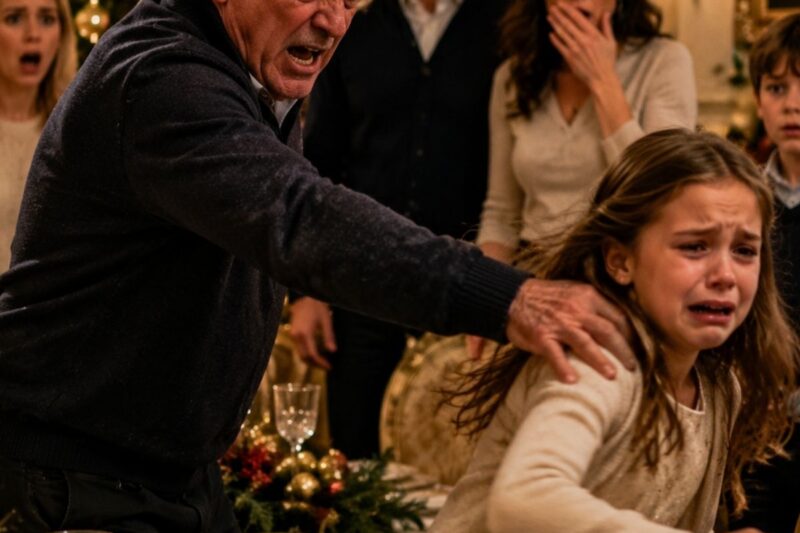 At Christmas, my dad pushed my daughter. “That seat is for my real grandkid. Get out!”