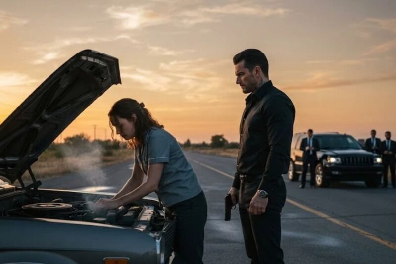 She helps a stranger with his car – unaware that he is a mafia boss.