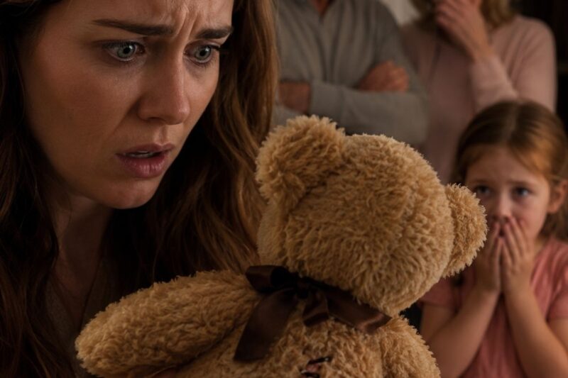 For my daughter’s 6th birthday, my in-laws sent her a cute teddy bear. I looked at it and went PALE