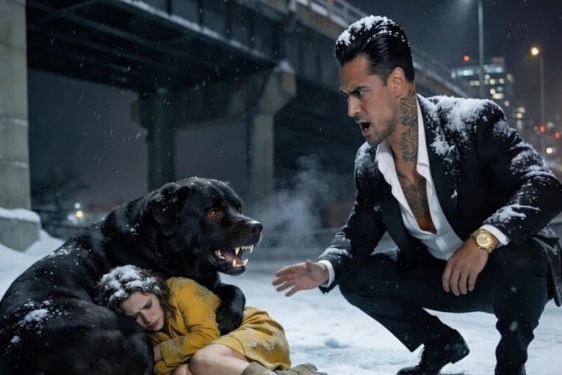 Giant mastiff protects homeless girl – Mafia boss is a witness