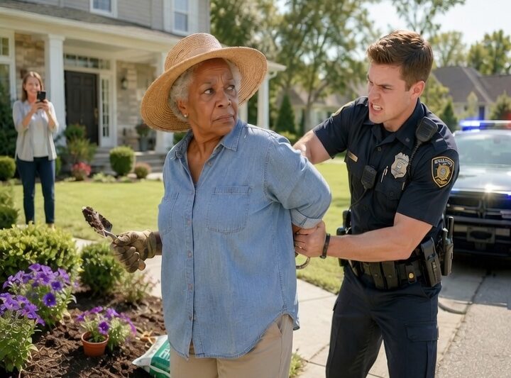 Cop Arrests 73 Year Old Black Woman Planting Flowers in Her Own Yard She’s a Retired Judge