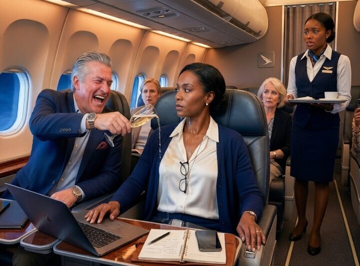 VIP Dumped Champagne on a Black Woman: ‘Buy Your Own, Economy’ — Unaware She Owned the Airline