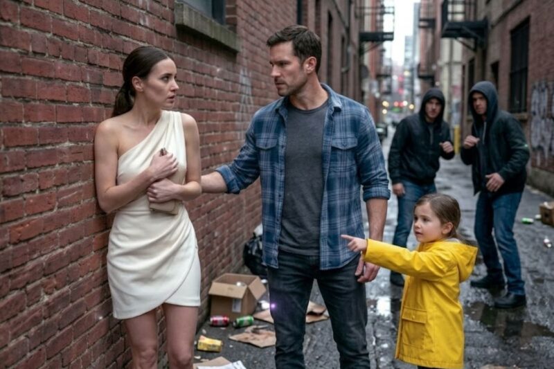 Daddy, Please Help Her…” A Single Dad Stopped Two Men — The Next Day, a CEO Found Him
