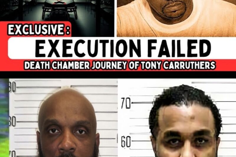 JUST IN: Tennessee Failed To Execute Tony Carruthers — Needles In Arms, Feet & Neck. Couldn’t Do It