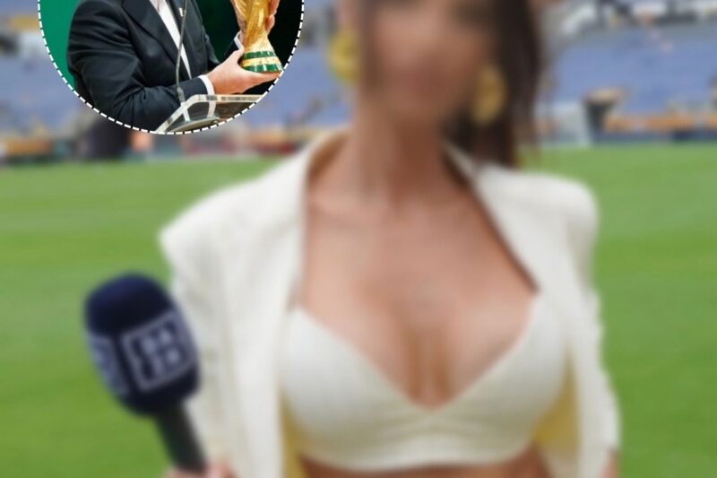 THE ITALIAN FEMALE PRESENTER IS CAPABLE OF CAUSING A SENSATION AMONG FANS WORLDWIDE AT THE 2026 WORLD CUP.