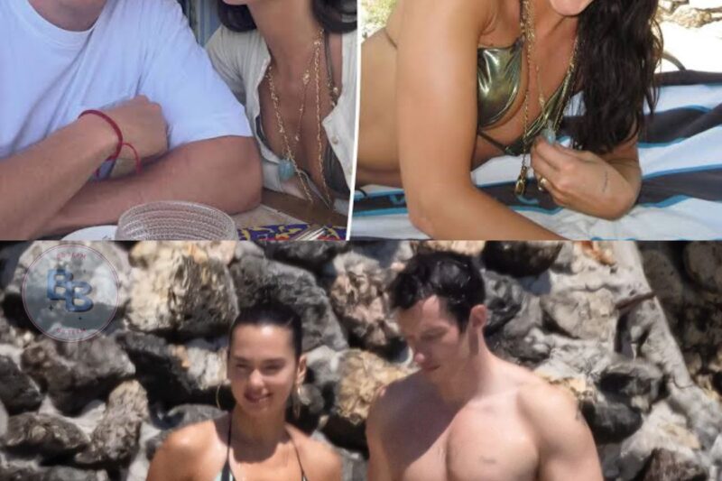 Dua Lipa shows off rock hard abs in tiny bikini while on Italian honeymoon with Callum Turner