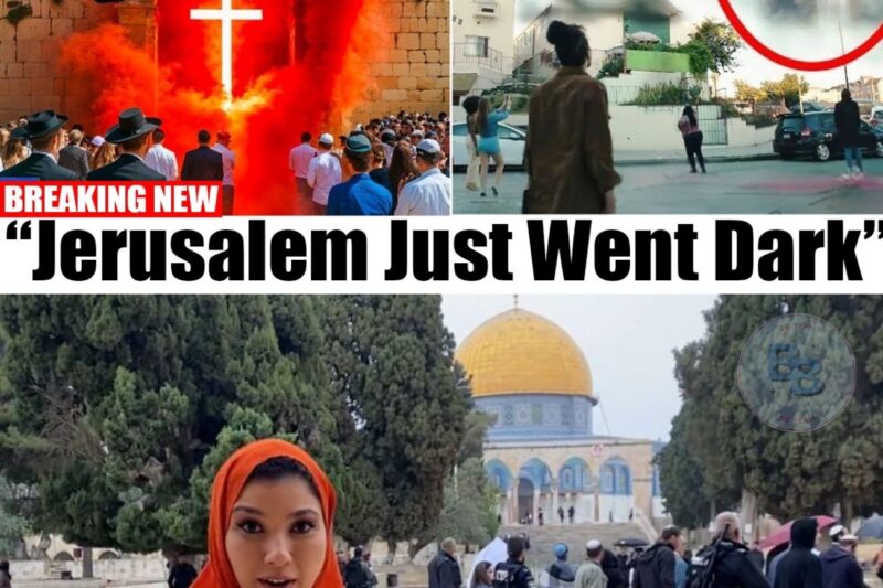 What just happened in Jerusalem is scaring the whole world! The world is praying…