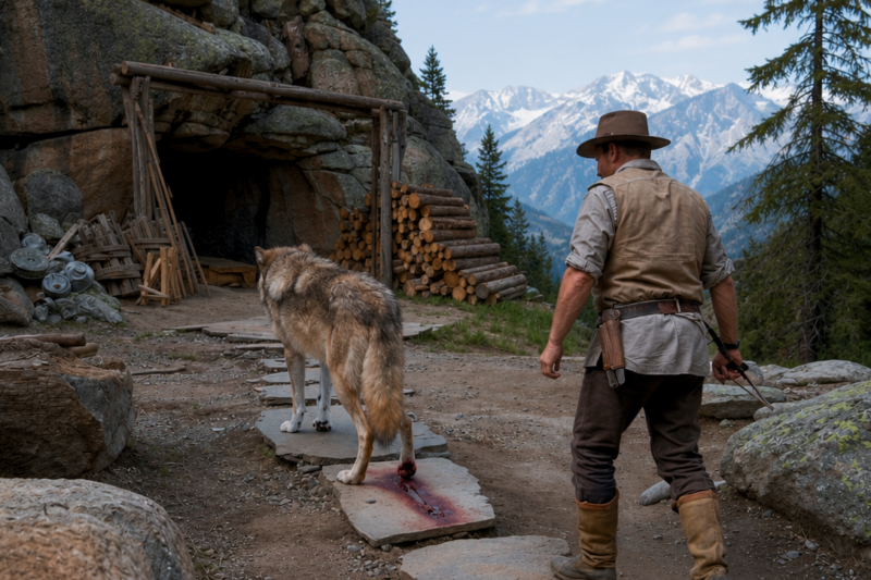 A Wounded Wolf Guided a Rancher Into a Cave — What He Found Inside Change His Life. | DNA